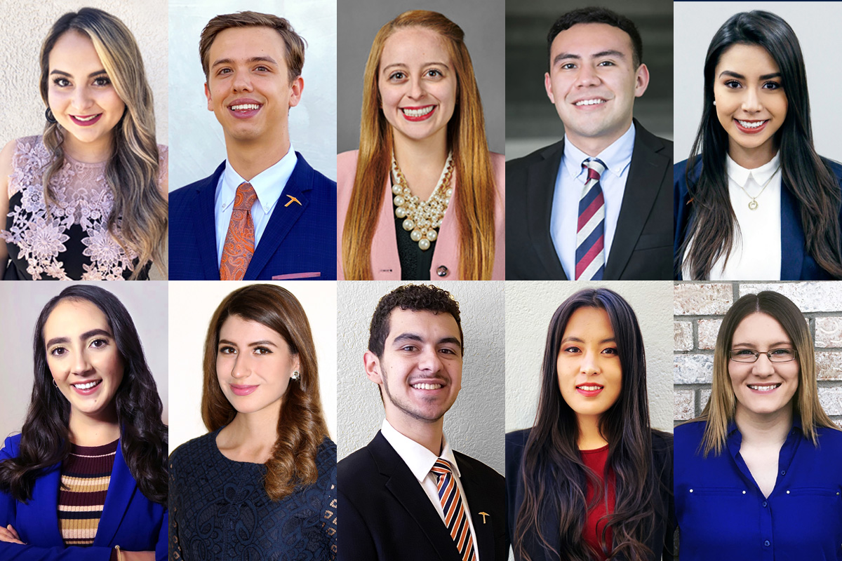 The Top Ten Seniors Awards are presented annually by The University of Texas at El Paso’s Alumni Association to the most zealous and distinguished future alumni. Photos: University Communications 