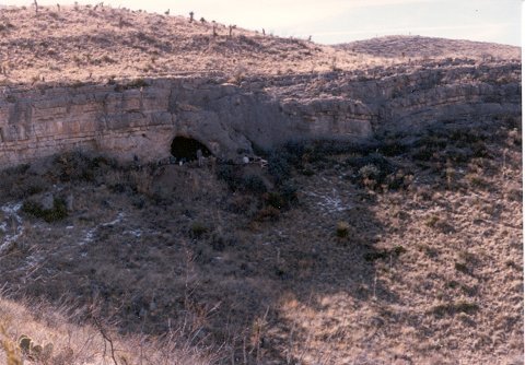 View of Pendejo Cave