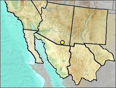 Pleistocene regional distribution of Hyla wrightorum