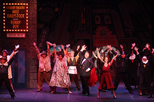 The Cast of The UTEP Dinner Theatre production of The Producers