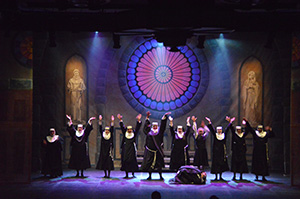The Cast of The UTEP Dinner Theatre production of Sister Act