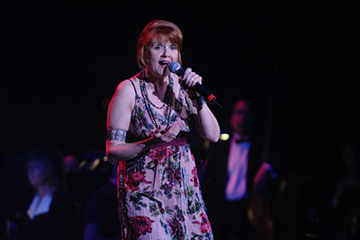 Annie Golden sings The World is Stone from TYCOON in the UTEP Dinner Theatre 25th Anniversary Concert celebrating the lyrics of Sir Tim Rice at the Don Haskins Center.
