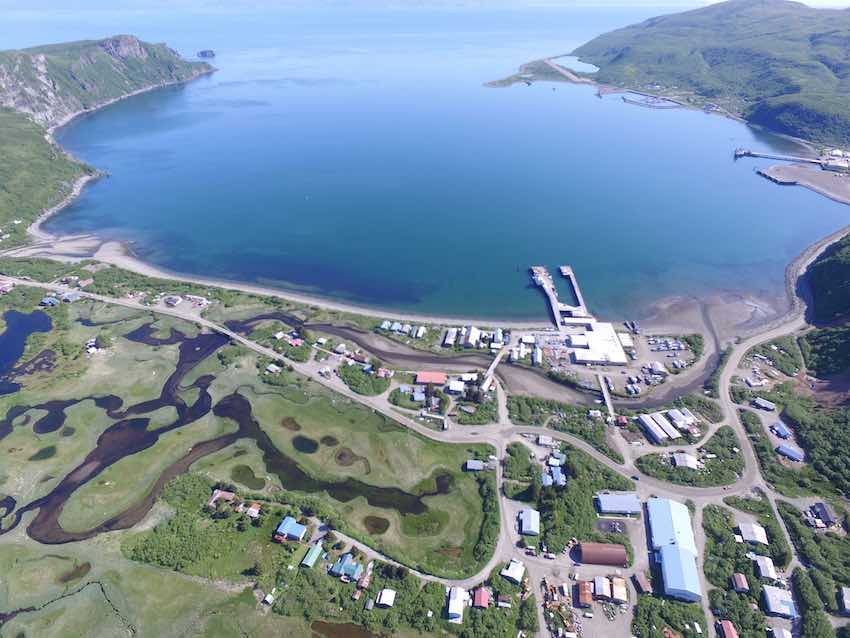 UTEP researchers will be working with communities in western Alaska to study climate change impacts and adaption. The community of Chignik Bay, pictured, is one of the research project partners and is located on the Alaska Peninsula. Photo by Chris Maio. 