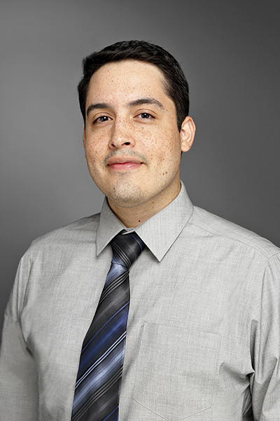 David Guenaga, a Ph.D. student in UTEP's geological sciences department, was awarded the Science, Mathematics and Research for Transformation (SMART) Scholarship by the Department of Defense. Photo: UTEP Communications 