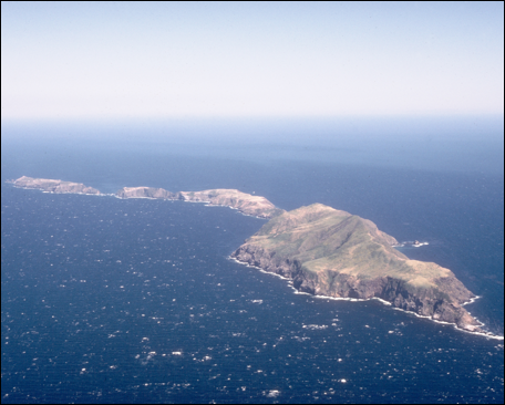 Aerial view of Anacapa Island
