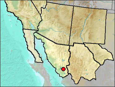 Location of La Angostura