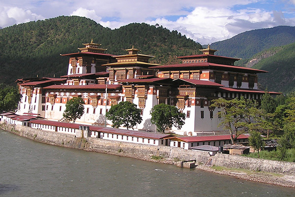 Fortresses, or dzongs, in the Kingdom of Bhutan.