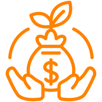 Wealth management academy concept icon.