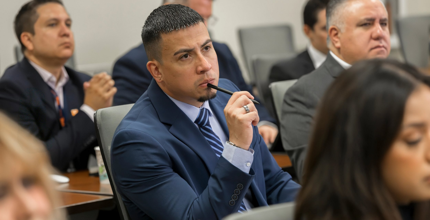 Executive MBA classroom discussion