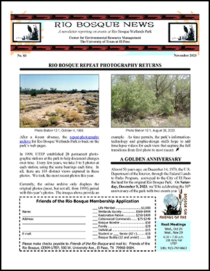 Rio Bosque Newsletter