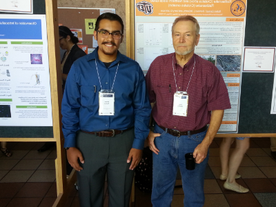 Student and mentor at end of program symposium