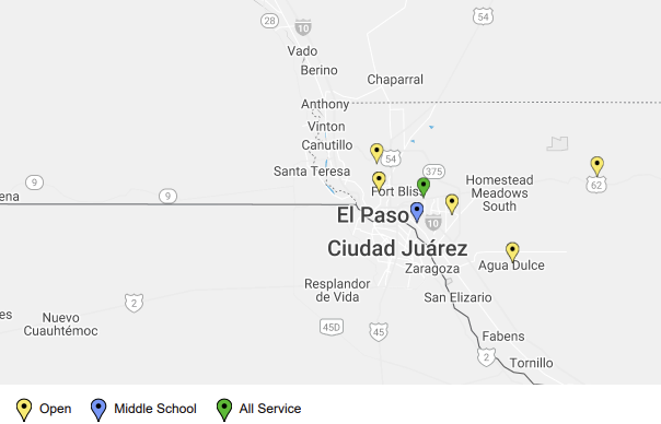 CyberPatriot Regional Map