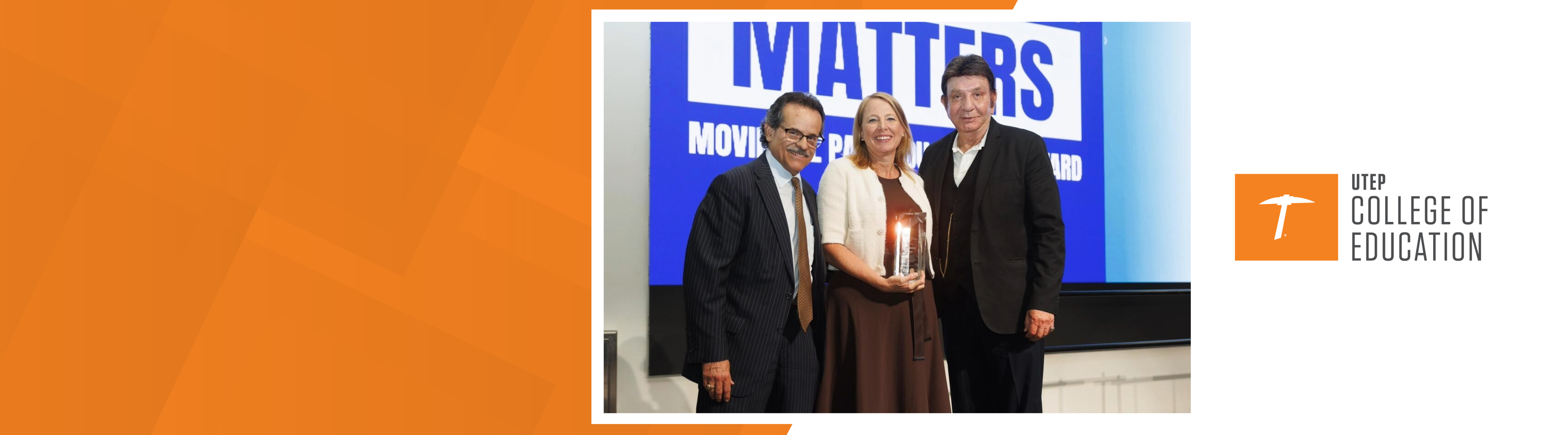 Dr. Erika Mein receives Richard Castro Award at CREEED Summit 