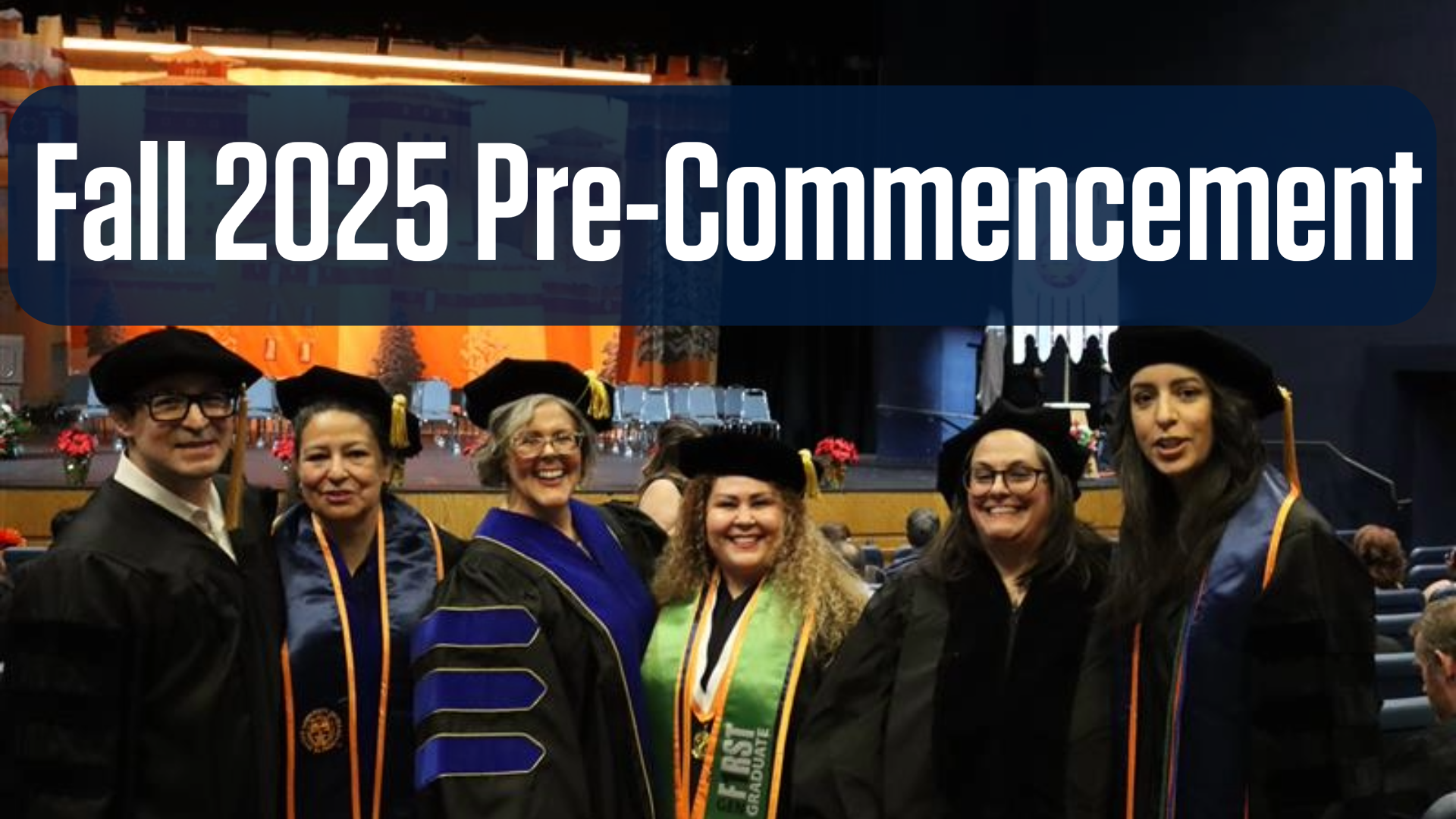 Fall 2025 Pre-Commencement