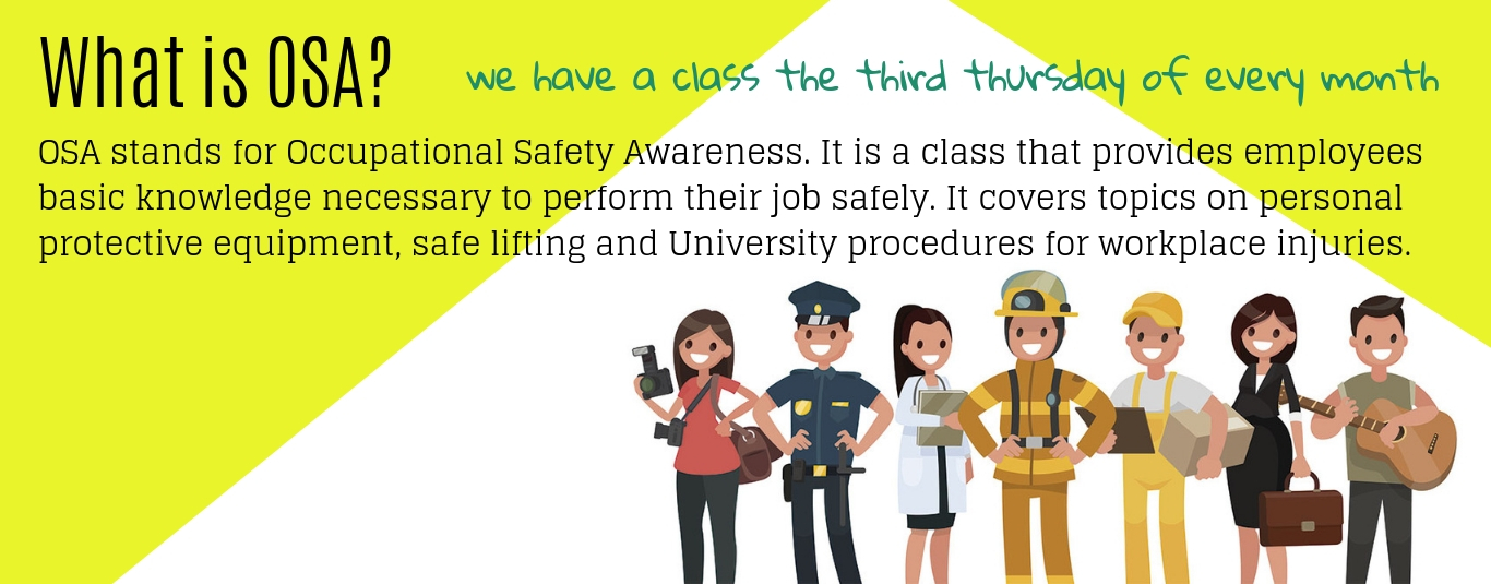Occupational Safety Awareness Class  
