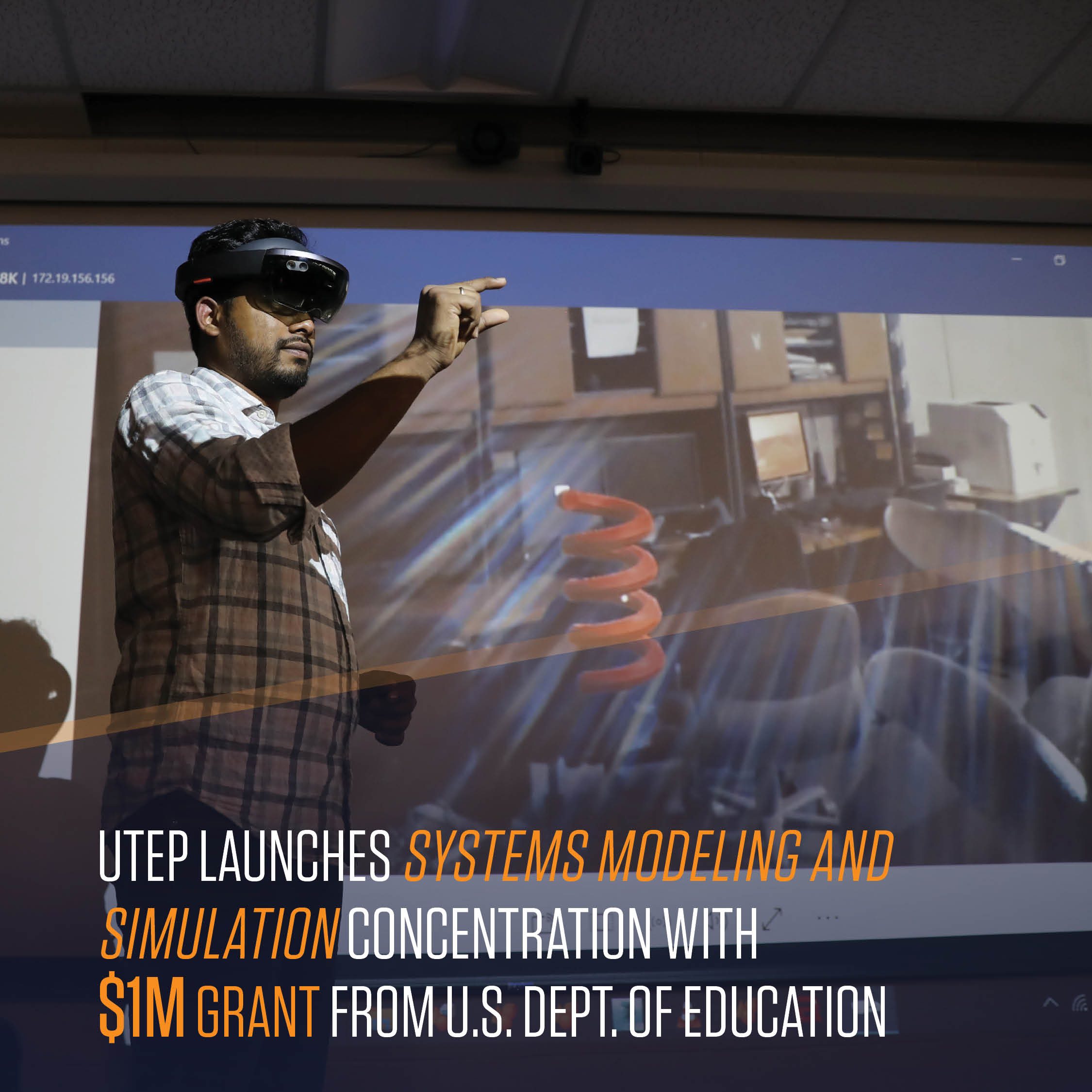 UTEP Launches Systems Modeling and Simulation Concentration with $1M Grant from U.S. Dept. of Education