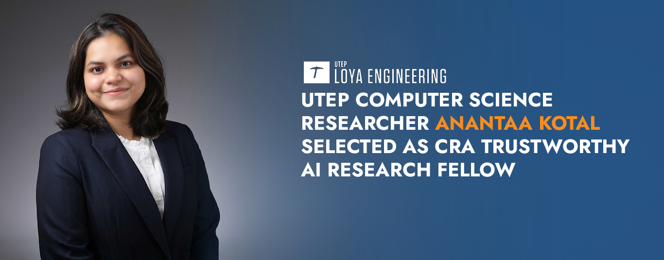 Anantaa Kotal is one of eight researchers nationwide selected for the prestigious fellowship 