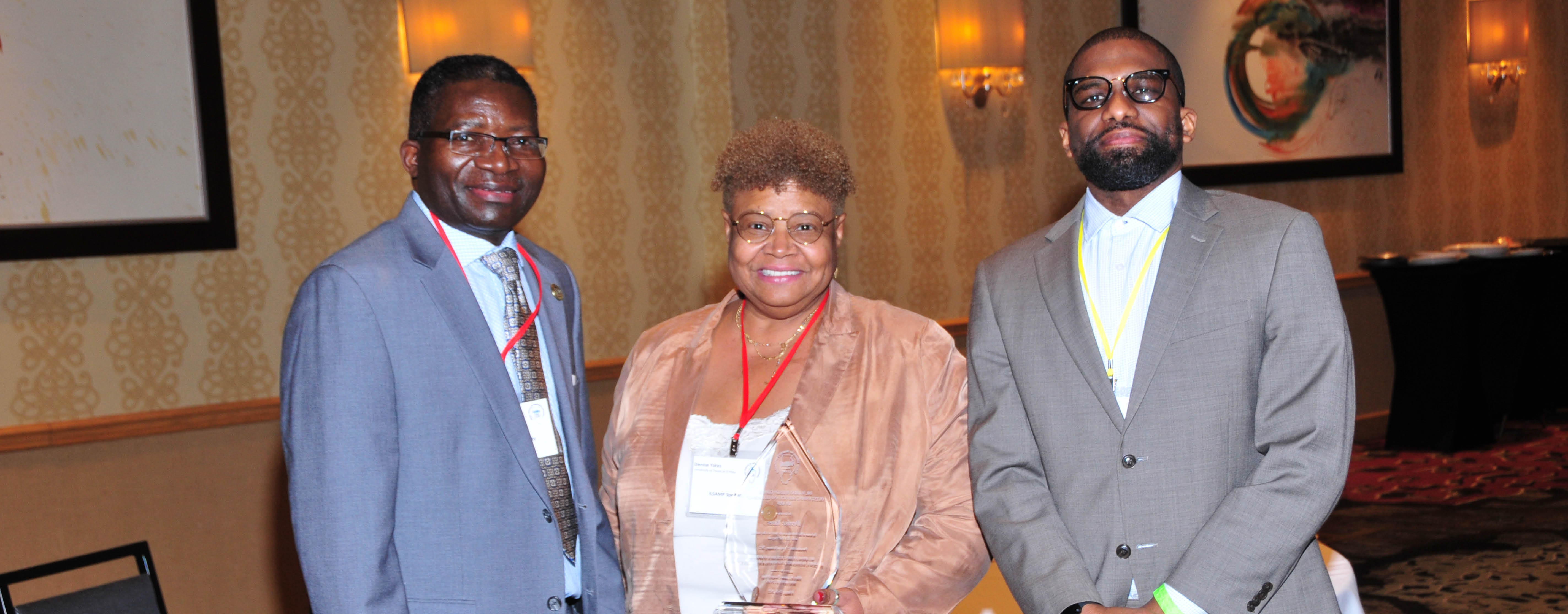 UTEP Senior Research Scientist receives the Dr. Marian Wilson-Comer LSAMP Service and Leadership Award 