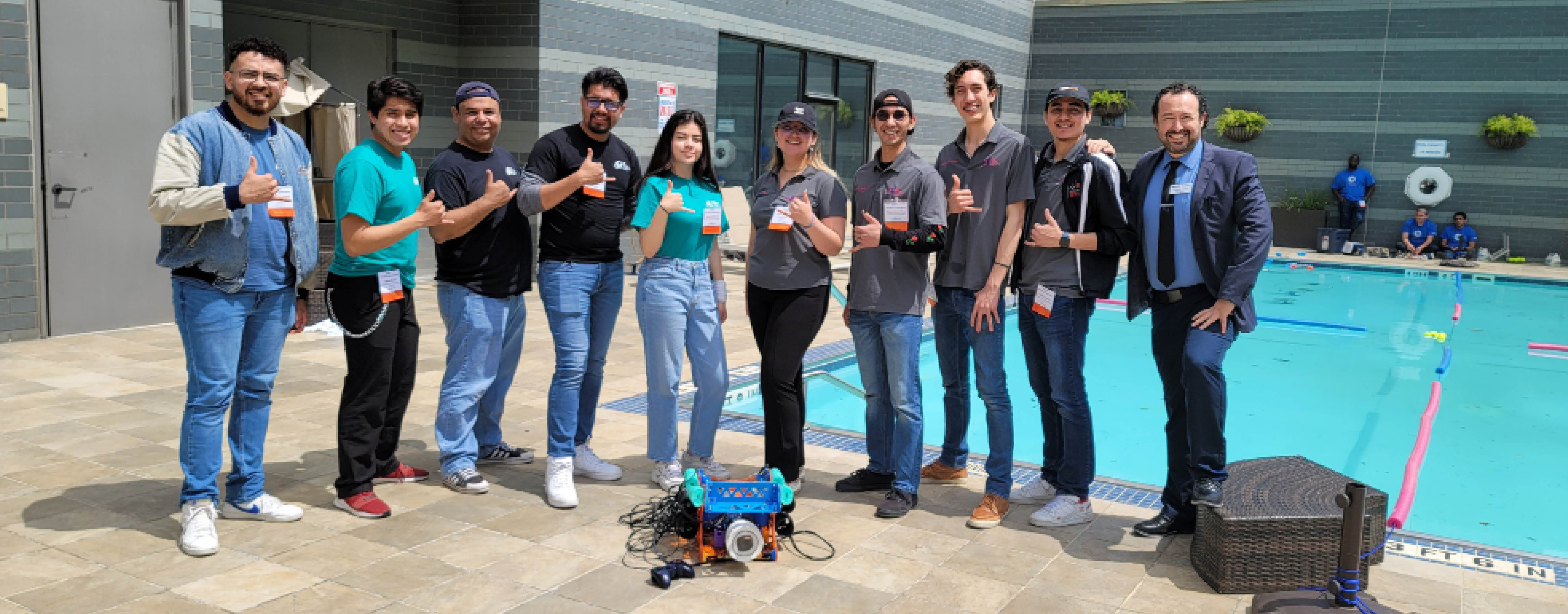 ECE Students Dive to Victory in IEEE Robotics Competition 