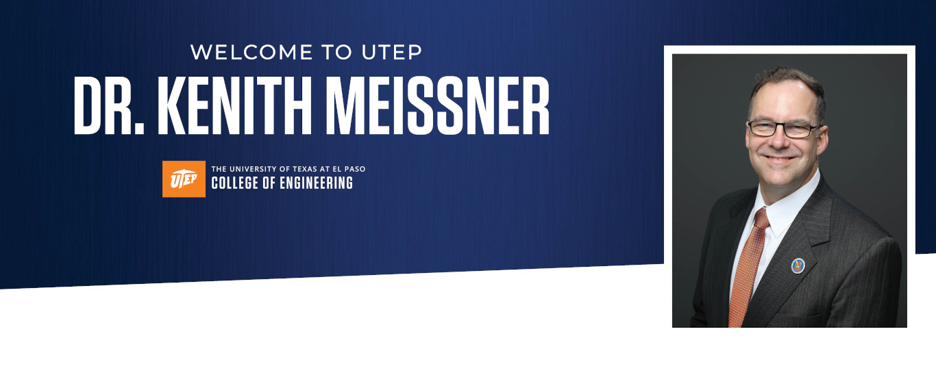 Welcome to UTEP, Ken Meissner 
