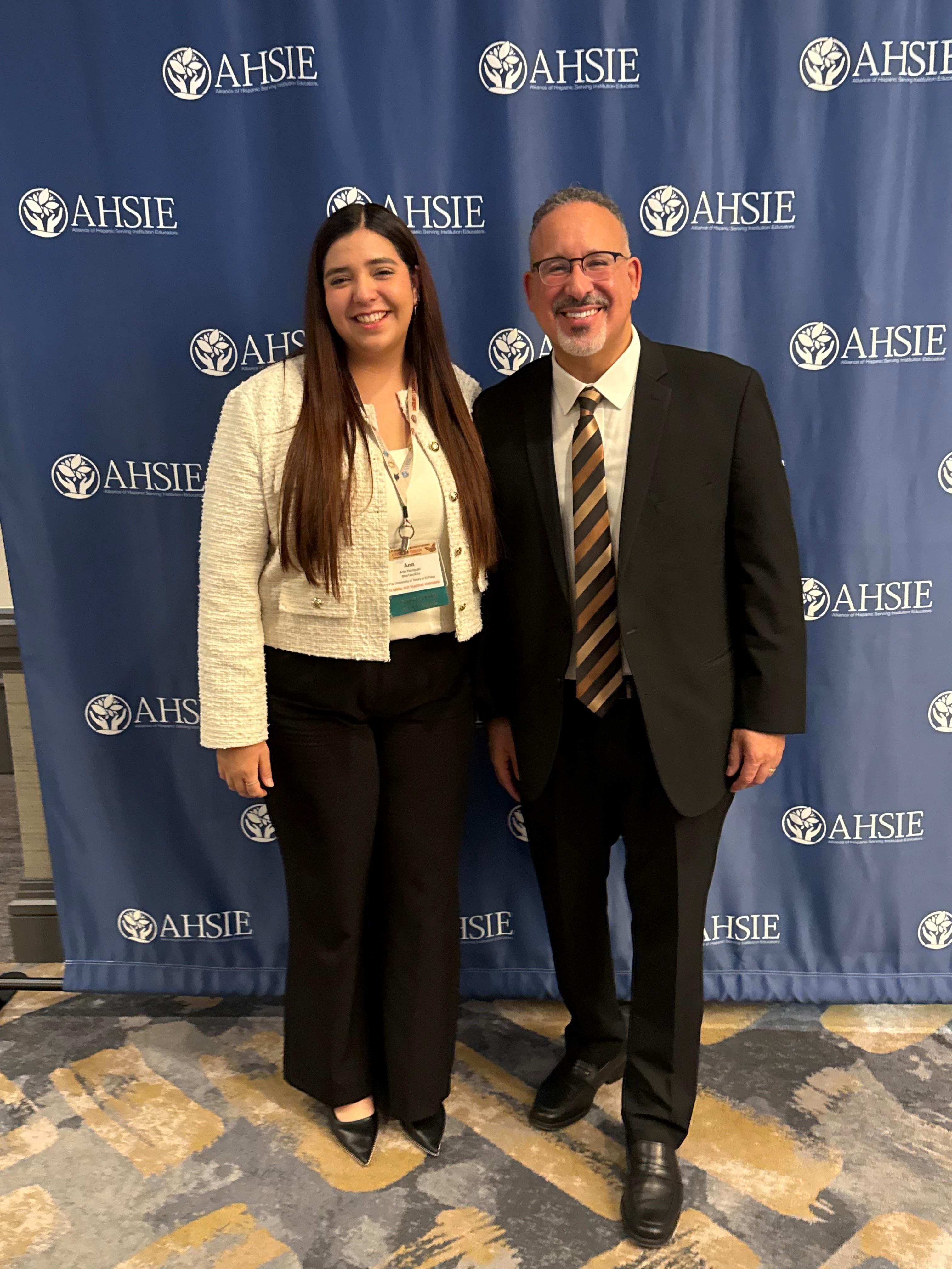 Ana Marquez Perez at AHSIE Conference