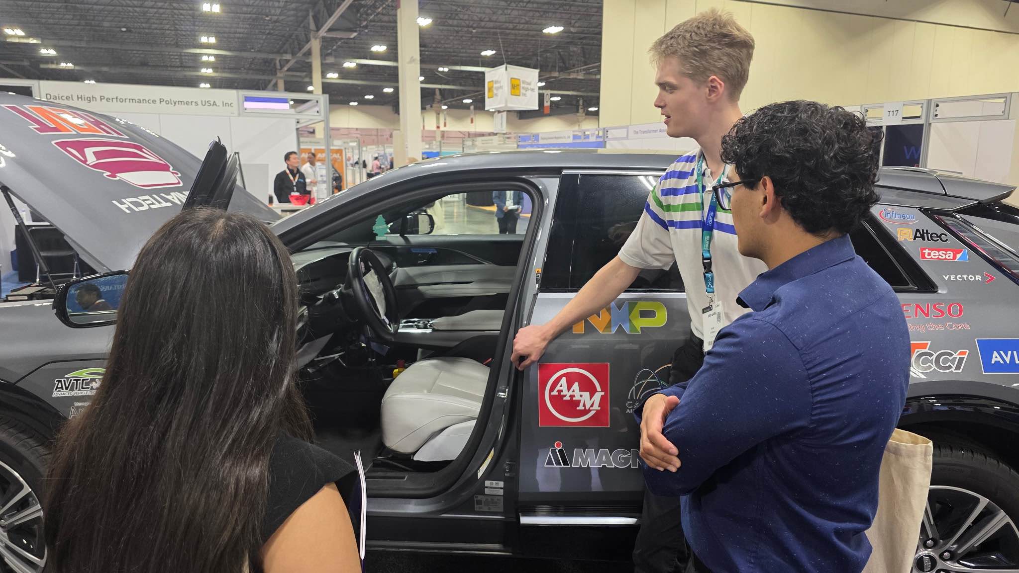 Exploring electric vehicle exhibit