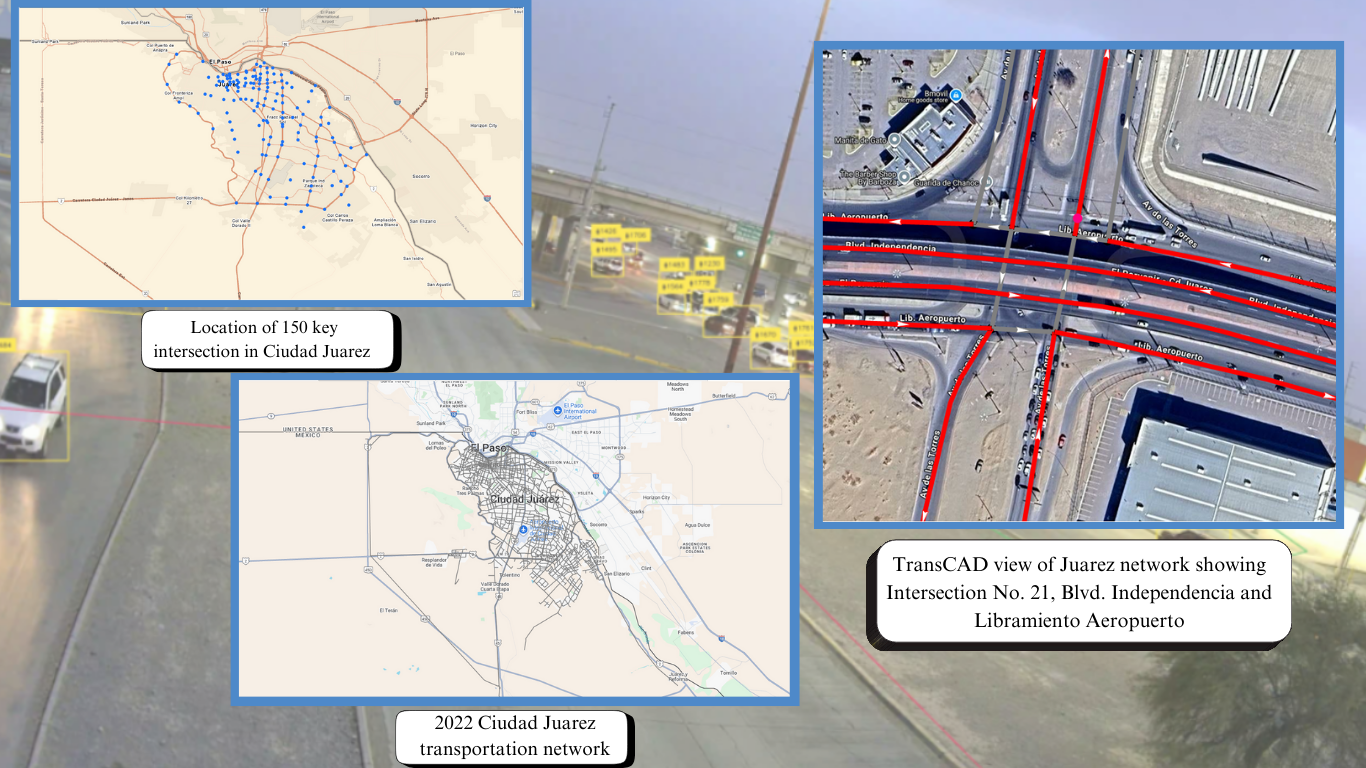 Maps showing research findings.