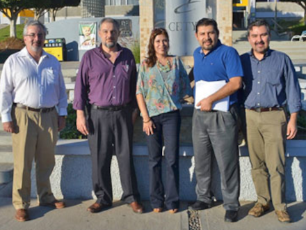 The grant recipients visiting CETYS-Ensenada.