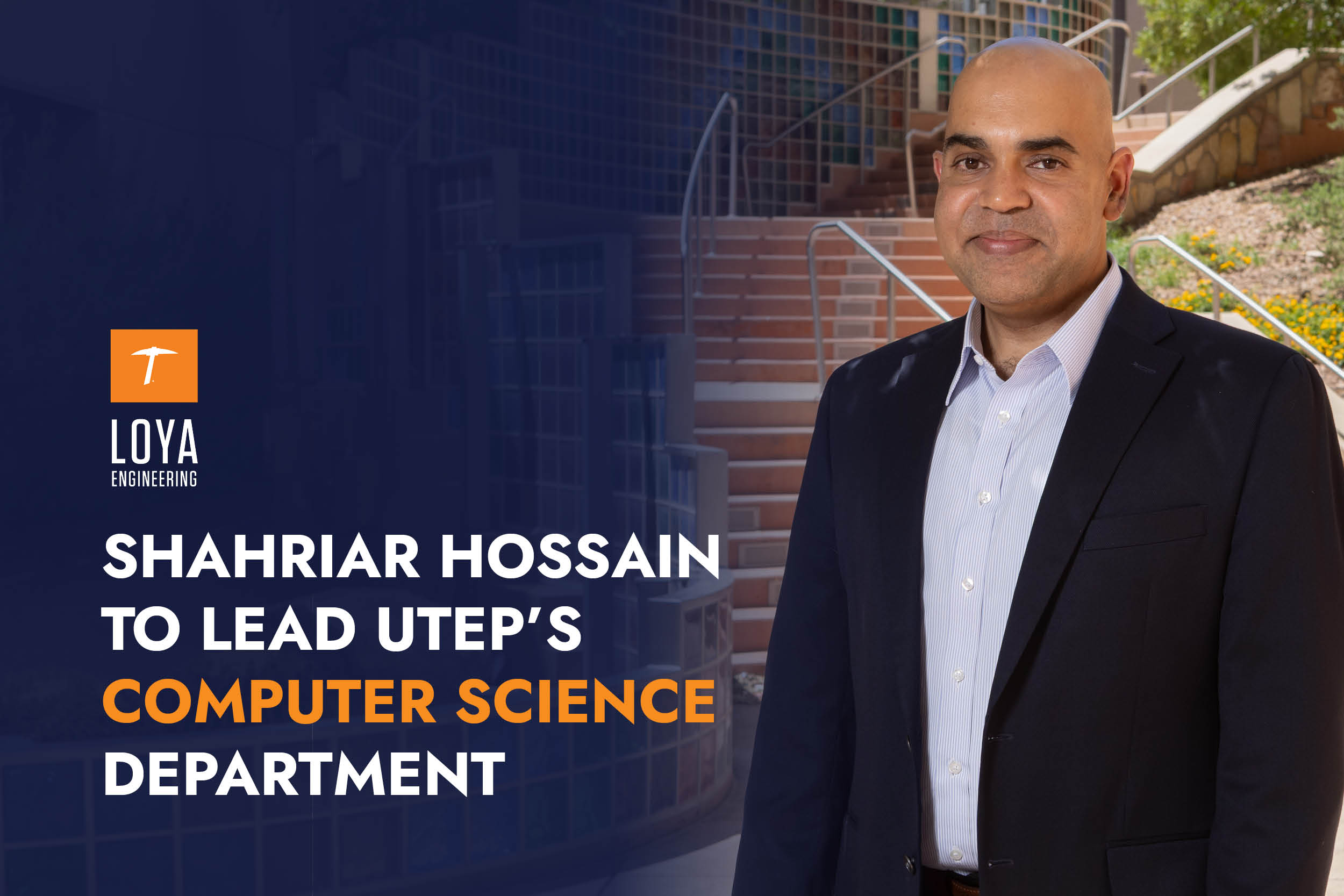 Shahriar Hossain Appointed Chair of the Department of Computer Science