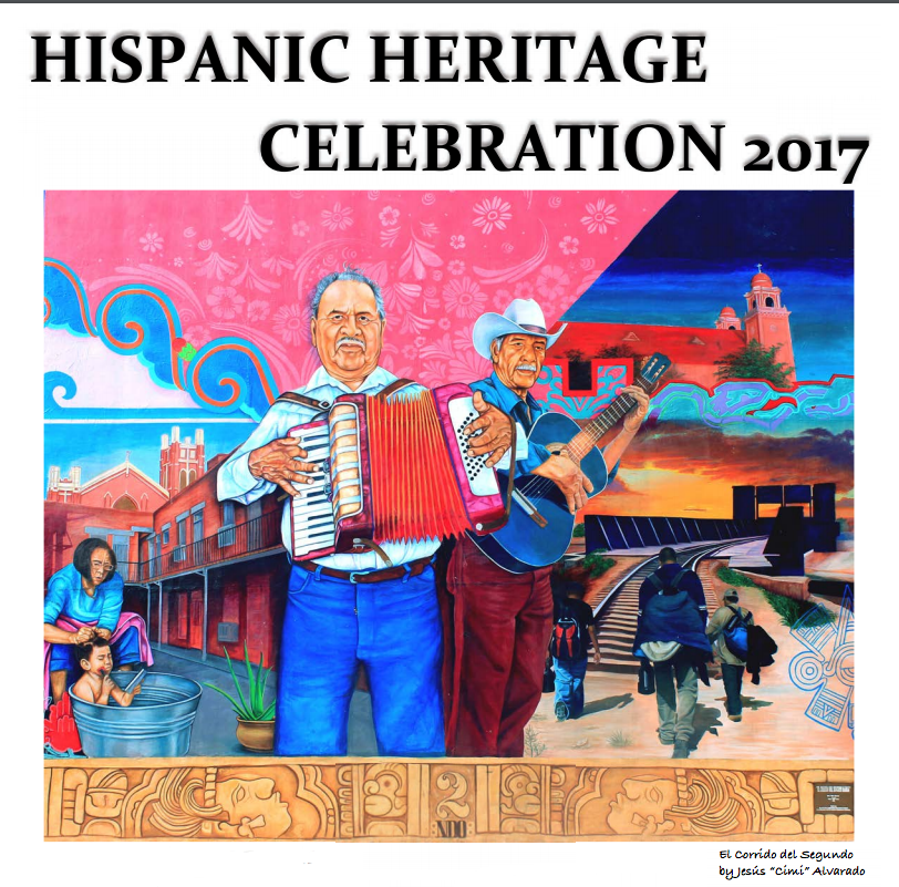 Hispanic Heritage Celebration 2017 poster 
