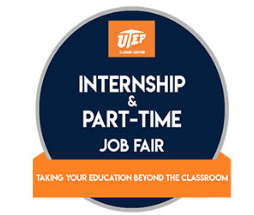 UTEP Internship and Part Time Job Fair Logo 
