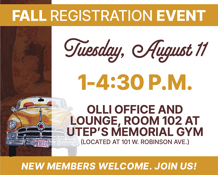 OLLI Fall 2026 Registration Event
