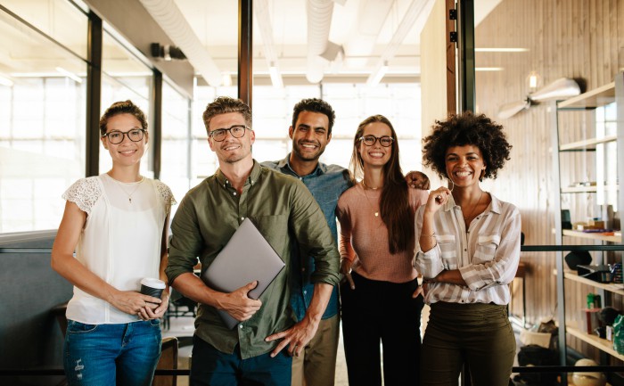 Young professionals in the office