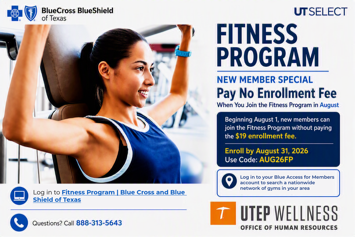 Fitness Program Flyer, information will be in text below image