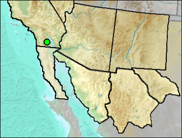Regional Pleistocene distribution of Dipodomys compactus.