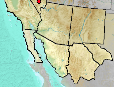 Regional Pleistocene distribution of Dipodomys microps.