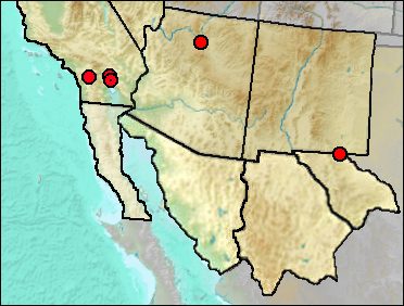 Regional Pleistocene distribution of Lampropeltis sp.