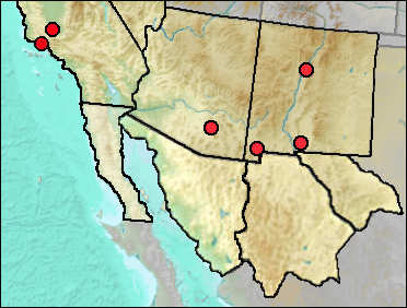 Pleistocene regional distribution of Asio otus
