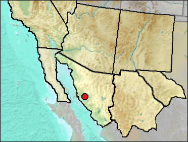 Location of Costa de Hermosillo