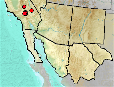 Regional Pleistocene distribution of Gila bicolor