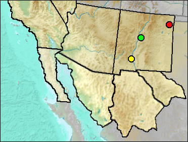 Regional Pleistocene distribution of Ictalurus sp.