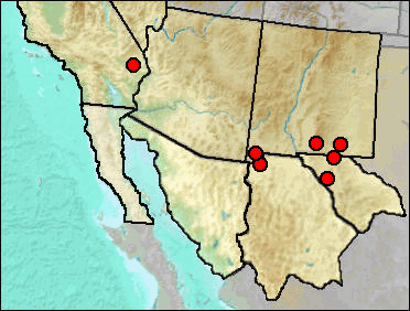 Regional Pleistocene distribution of Spermophilus (Ictidomys/Xerospermophilus)