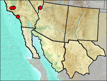 Regional Pleistocene distribution of Nycticorax nycticorax