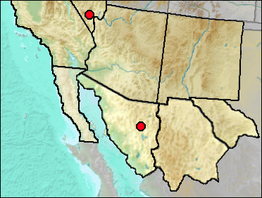 Regional Pleistocene distribution of Aythya collaris