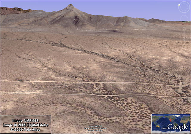 Google view of Shelter Cave position from approximately southwest