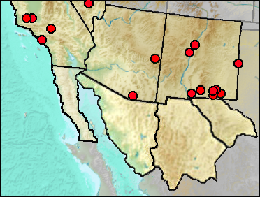 Pleistocene distribution of Canis lupus
