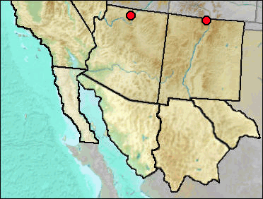 Regional Pleistocene distribution of Lontra canadensis