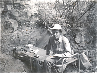 John Applegarth at Dry Cave