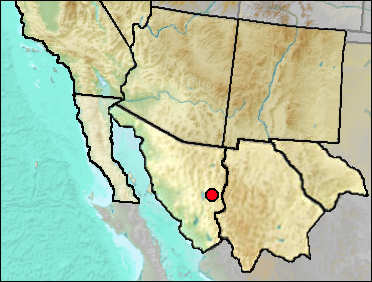 Location of Arivechi