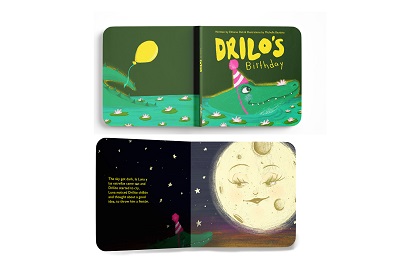Children's Book for Toys and Togs(Fictional Client): Drilo's Birthday